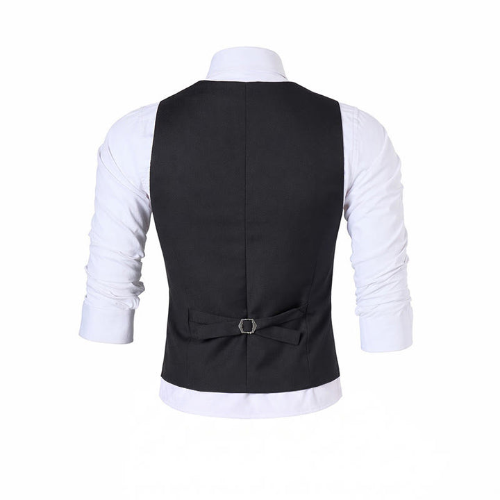 Gilet de travail toutes saisons pour homme, idéal au quotidien, pour mariage ou banquet. - image 13