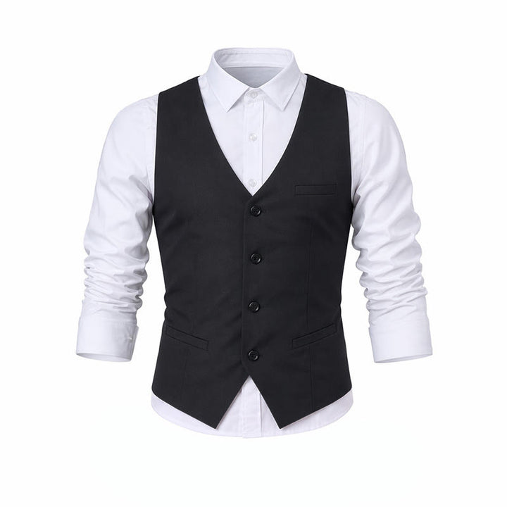 Gilet de travail toutes saisons pour homme, idéal au quotidien, pour mariage ou banquet. - image 12