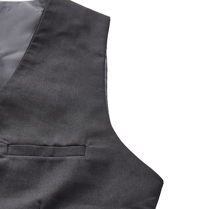 Gilet de travail toutes saisons pour homme, idéal au quotidien, pour mariage ou banquet. - image 10