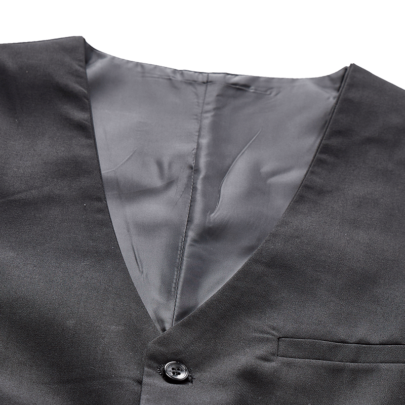 Gilet de travail toutes saisons pour homme, idéal au quotidien, pour mariage ou banquet. - image 7