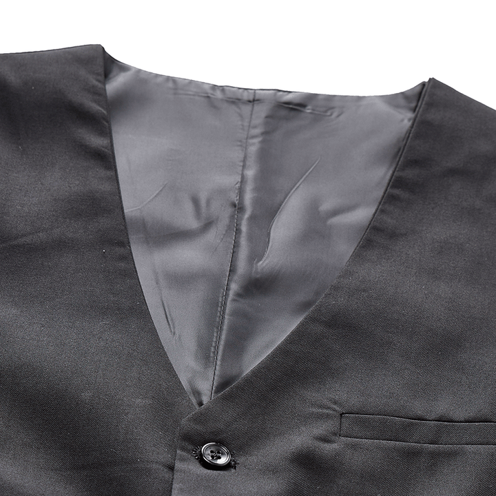 Gilet de travail toutes saisons pour homme, idéal au quotidien, pour mariage ou banquet. - image 7