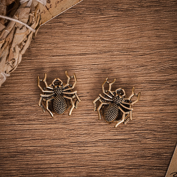1 paire de couvre-boutons de chemise à pression en forme d'araignée - image 6