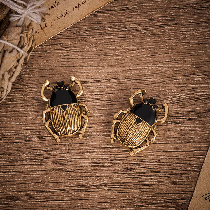 1 paire de couvre-boutons de chemise à pression Scarab Signet Insect Buttons - image 7