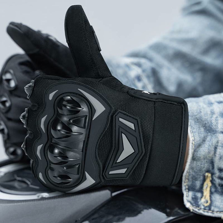 Gants de moto tactiles à doigts complets avec protection renforcée des articulations - image 5
