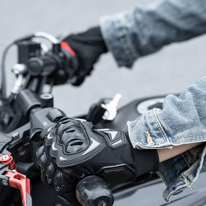 Gants de moto tactiles à doigts complets avec protection renforcée des articulations - image 4