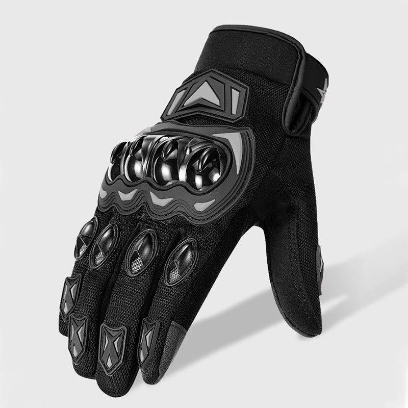 Gants de moto tactiles à doigts complets avec protection renforcée des articulations - image 10
