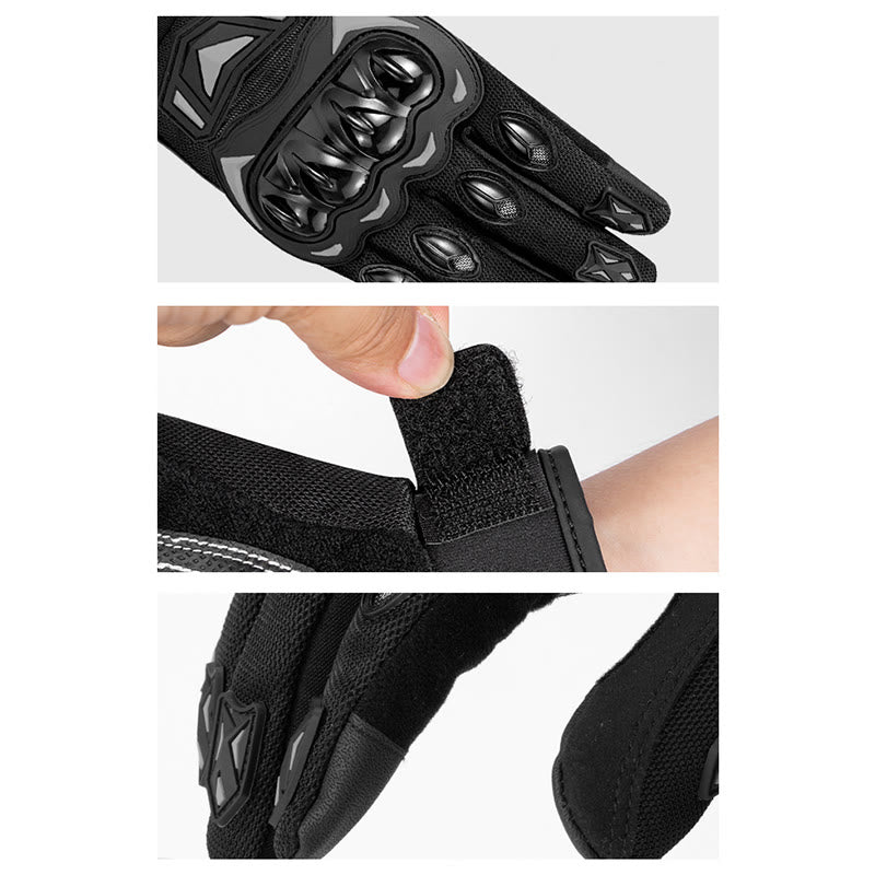 Gants de moto tactiles à doigts complets avec protection renforcée des articulations - image 9