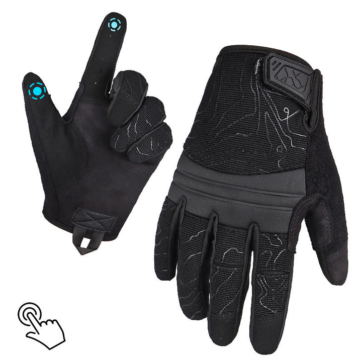 Gants tactiques de mécanicien respirants pour écrans tactiles - Noir - XL - image 8