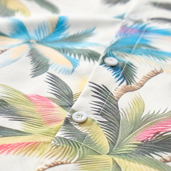 Chemise de vacances décontractée pour homme avec imprimé cocotier - image 5