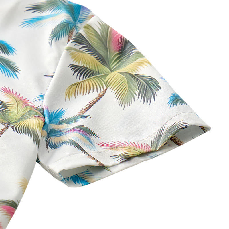 Chemise de vacances décontractée pour homme avec imprimé cocotier - image 8
