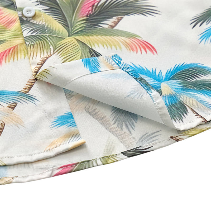 Chemise de vacances décontractée pour homme avec imprimé cocotier - image 7