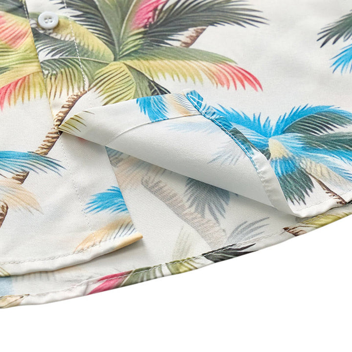 Chemise de vacances décontractée pour homme avec imprimé cocotier - image 7