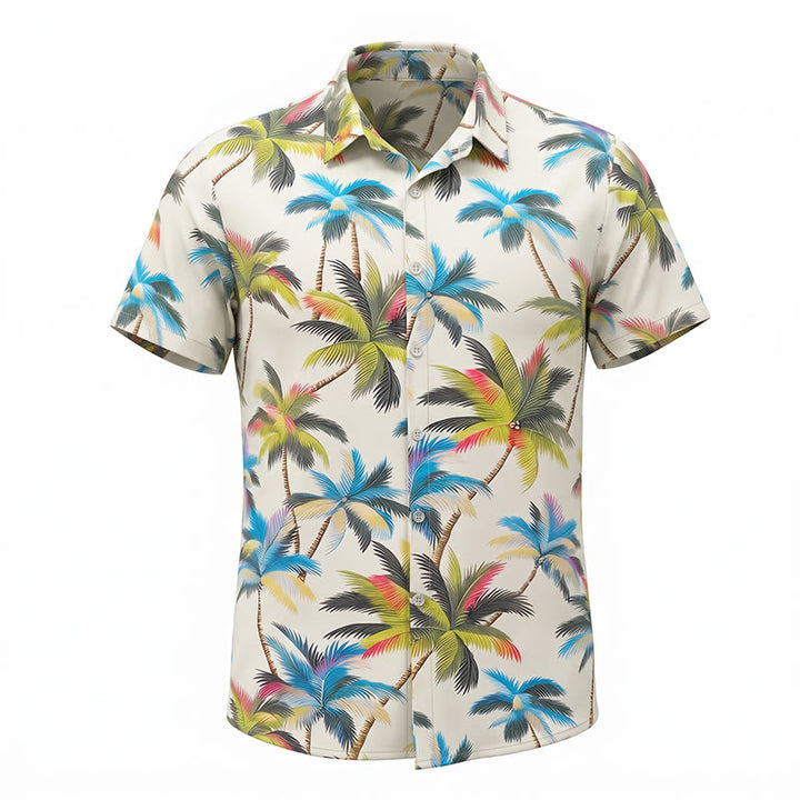 Chemise de vacances décontractée pour homme avec imprimé cocotier - image 9