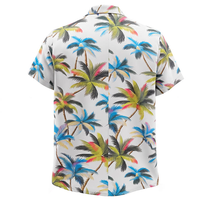 Chemise de vacances décontractée pour homme avec imprimé cocotier - image 10