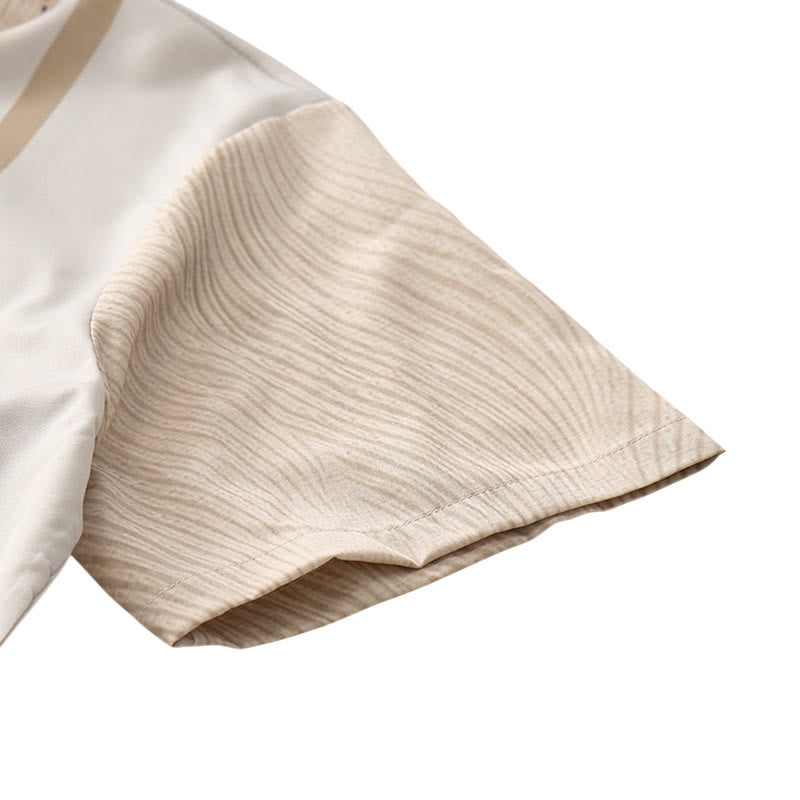 Chemise d'été décontractée à manches courtes pour homme, boutonnée, idéale pour les vacances à la plage. - image 8