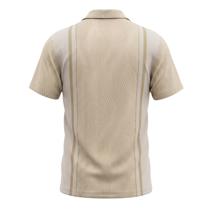 Chemise d'été décontractée à manches courtes pour homme, boutonnée, idéale pour les vacances à la plage. - image 10