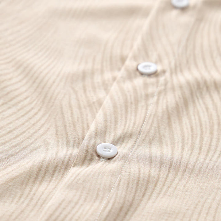Chemise d'été décontractée à manches courtes pour homme, boutonnée, idéale pour les vacances à la plage. - image 5