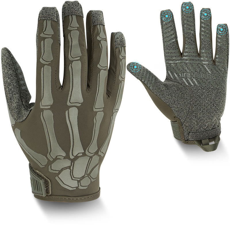 Gants tactiques d'été légers et élastiques pour moto Skeleton - image 6