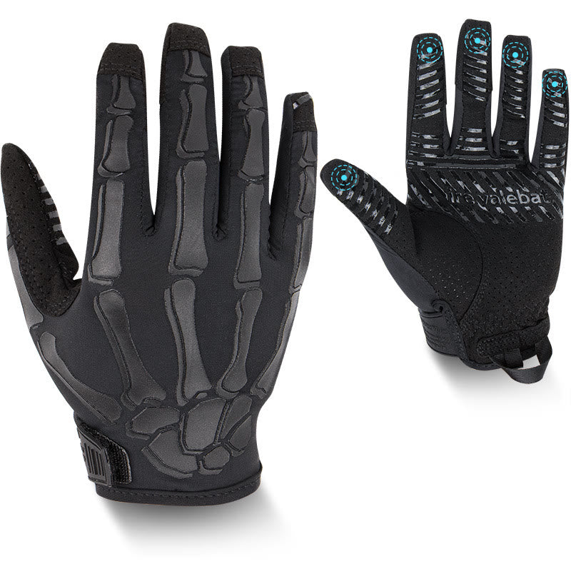 Gants tactiques d'été légers et élastiques pour moto Skeleton - image 9