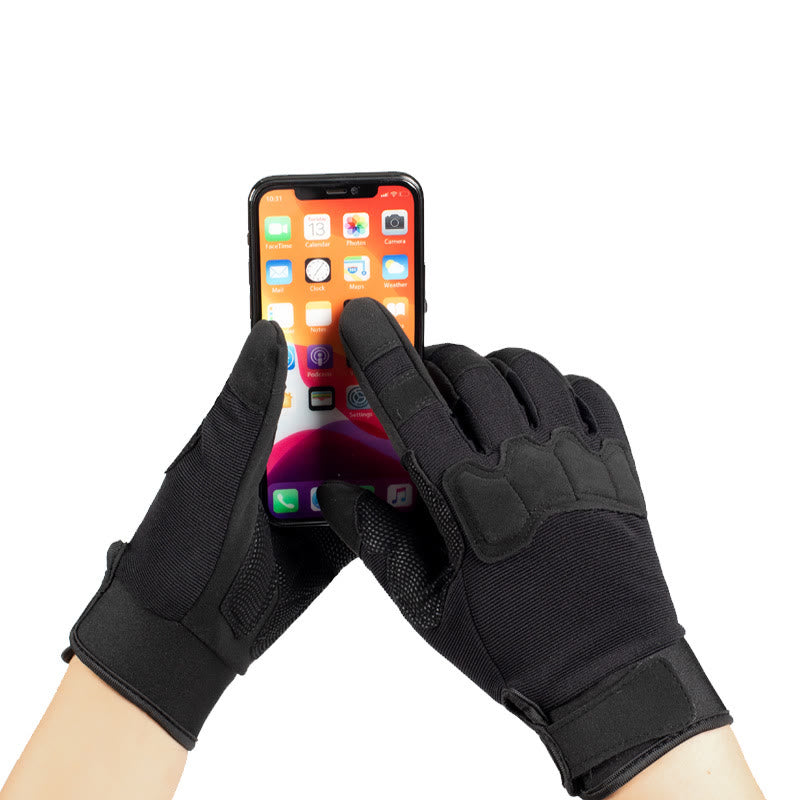 Gants tactiques militaires à paume rembourrée antidérapante et intégrale des doigts - image 1