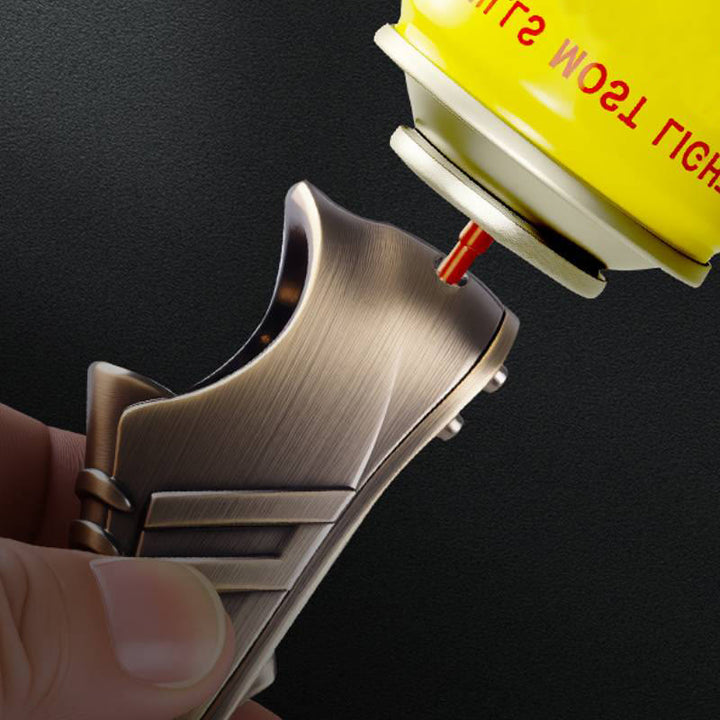 Briquet à butane fantaisie en forme de chaussure de football - image 4
