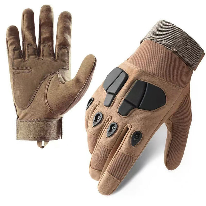 Gants tactiques de protection et de sécurité avec deux articulations renforcées - Sablonneux - XL - image 0