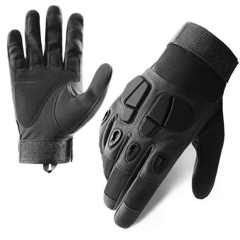 Gants tactiques de protection et de sécurité avec deux articulations renforcées - Noir - XL - image 1