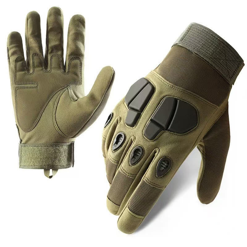 Gants tactiques de protection et de sécurité avec deux articulations renforcées - Vert armée - XL - image 2