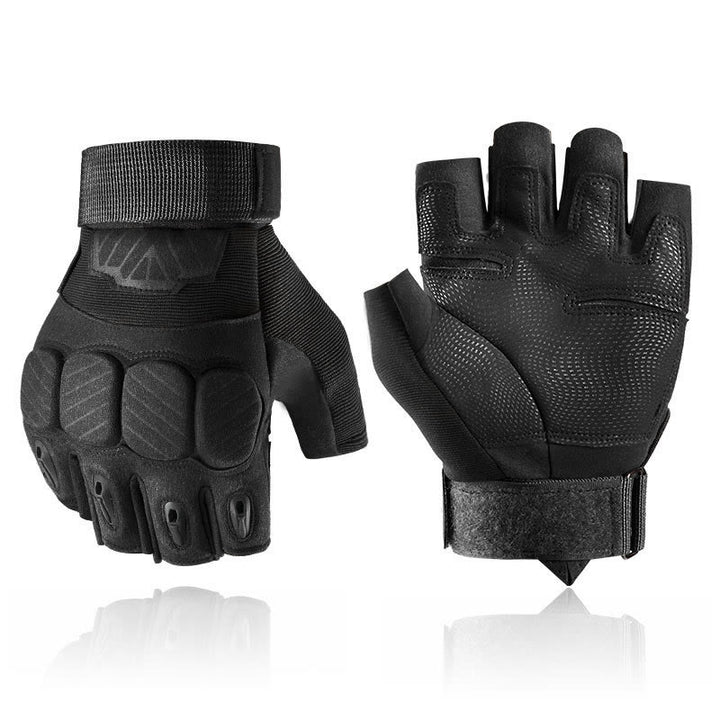Gants tactiques de VTT avec protection renforcée des articulations - Noir - XL - image 5