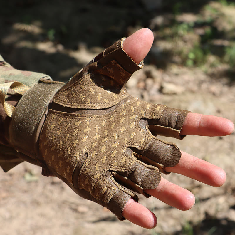 Gants militaires d'extérieur à coque rigide sans doigts - image 5