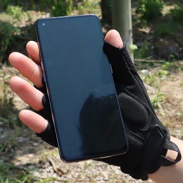 Gants tactiques de mécanicien antidérapants et respirants à demi-doigts - image 6