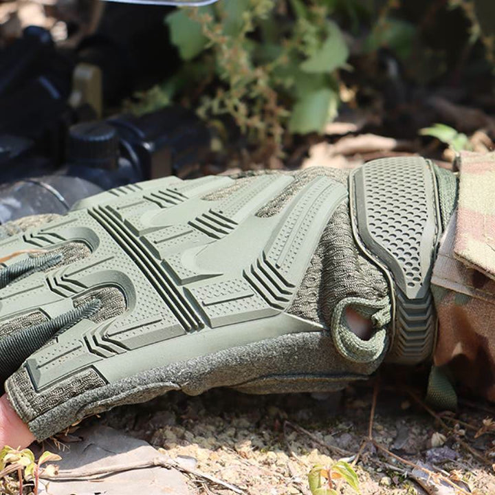 Gants tactiques de mécanicien antidérapants et respirants à demi-doigts - image 9