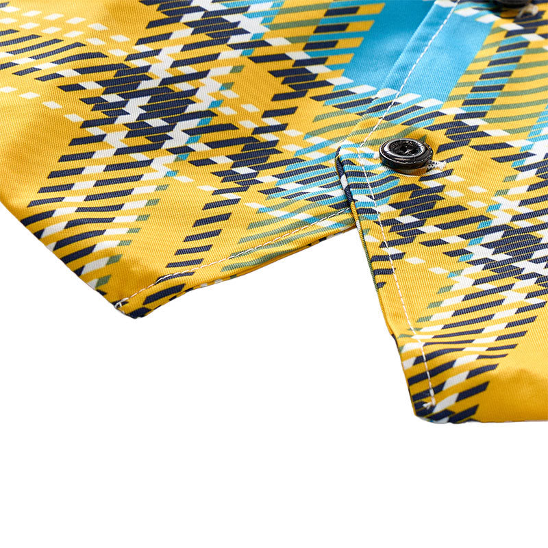 Gilet de smoking preppy jaune moutarde à col en V - image 7