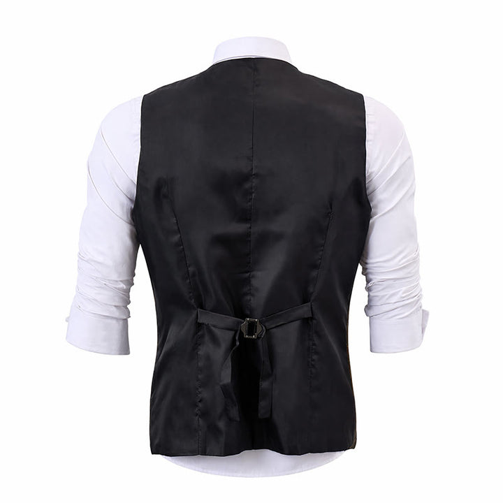 Gilet de costume à carreaux pour homme, inspiré de Peaky Blinders - image 12