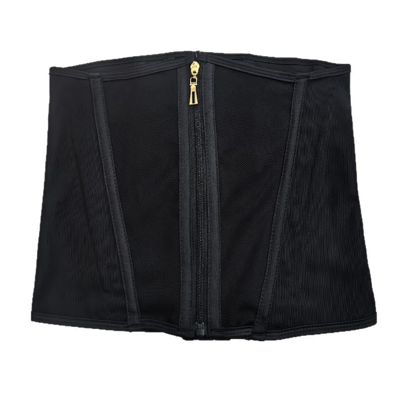 Corset gainant amincissant à baleines en nylon pour femme, fermeture multi-agrafes au dos, contrôle du ventre. - image 13