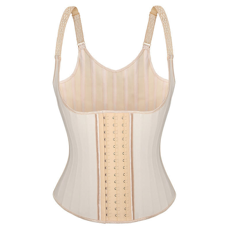 Corset gainant post-partum en latex pour femme, avec 25 baleines en acier. - Nu - 6XL - image 7