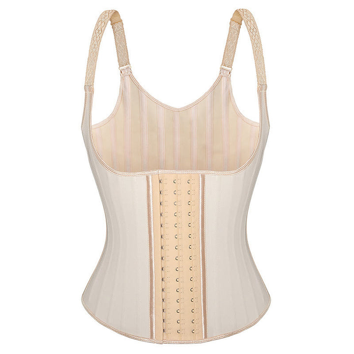Corset gainant post-partum en latex pour femme, avec 25 baleines en acier. - Nu - 6XL - image 7