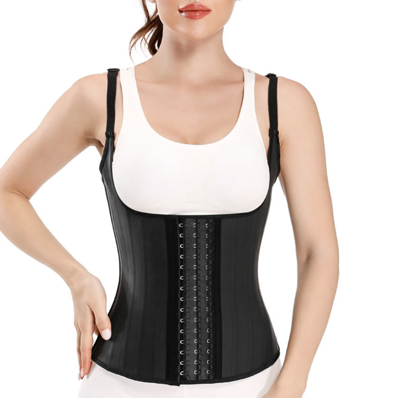 Corset gainant post-partum en latex pour femme, avec 25 baleines en acier. - image 1