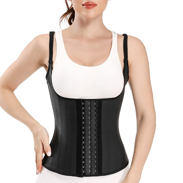 Corset gainant post-partum en latex pour femme, avec 25 baleines en acier. - image 1