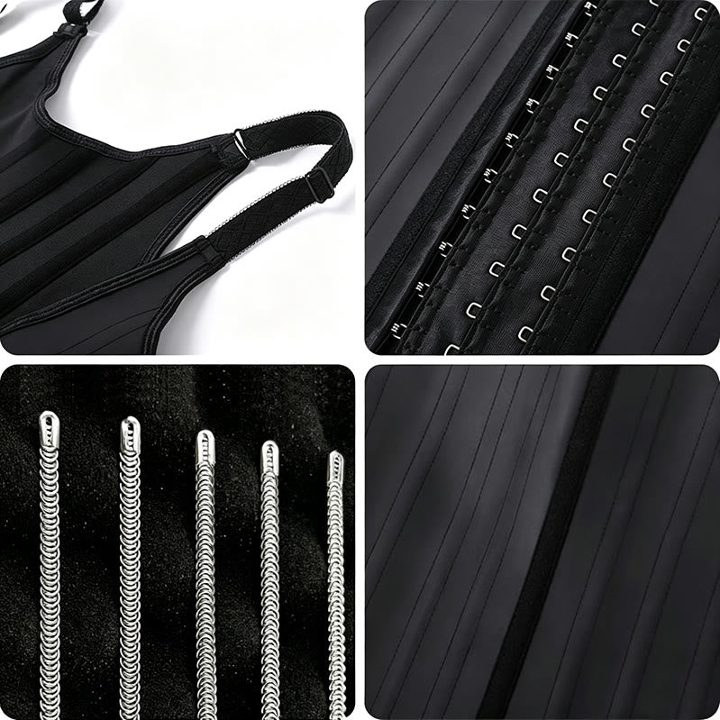 Corset gainant post-partum en latex pour femme, avec 25 baleines en acier. - image 4