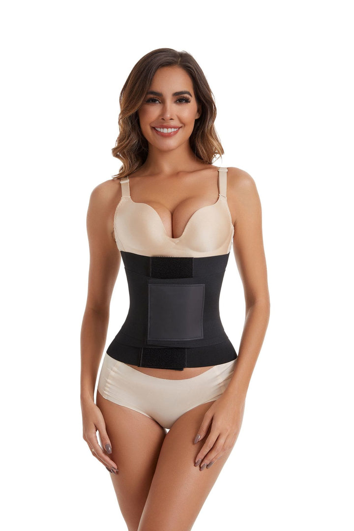 Corset gainant en polyester pour femme, ceinture amincissante et sculptante. - Noir - 2XL - image 2