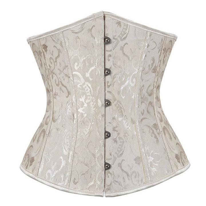 Corset gainant en dentelle polyester pour femme, effet ventre plat. - Abricot - XL - image 5