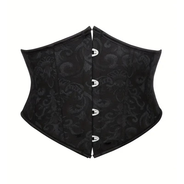 Corset gainant sous-poitrine pour femme, gaine amincissante et ventre plat - Noir - 2XL - image 2