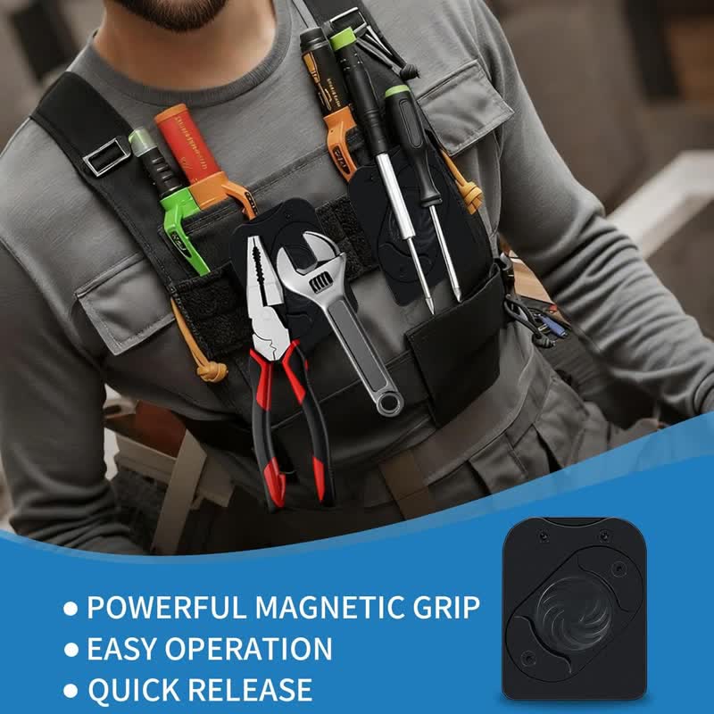Porte-outils magnétique robuste pour électriciens et mécaniciens - image 3