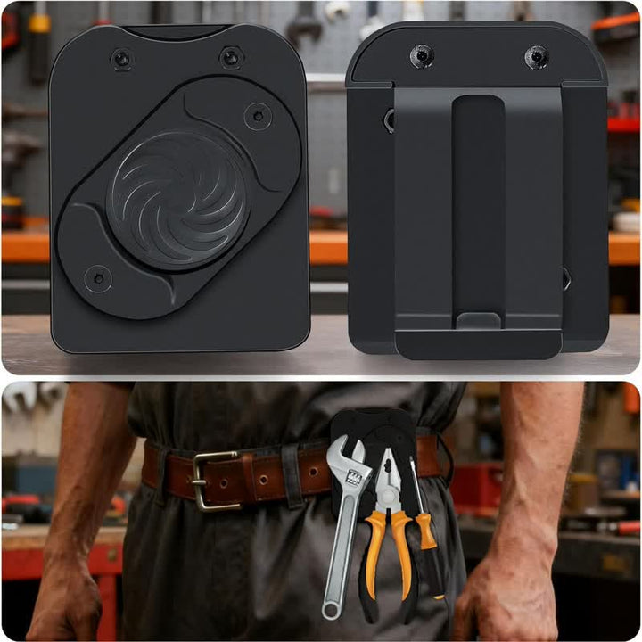 Porte-outils magnétique robuste pour électriciens et mécaniciens - Noir - image 0