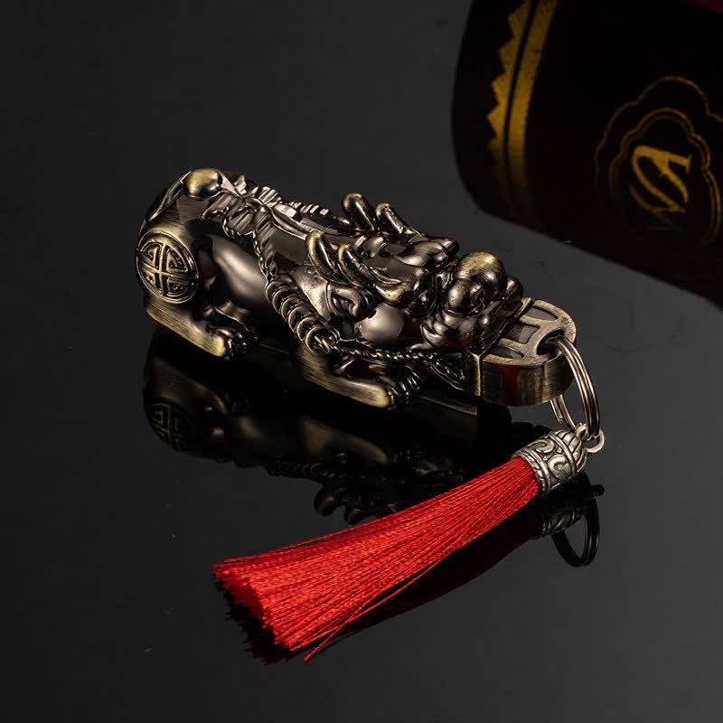 Briquet à huile rechargeable Lucky Fortune Permanent Matchstick - Bronze - image 10