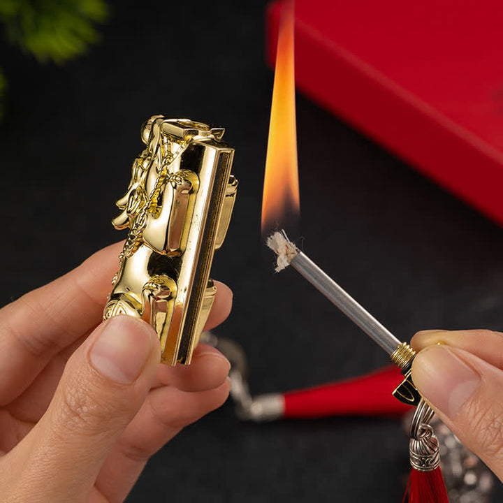 Briquet à huile rechargeable Lucky Fortune Permanent Matchstick - image 6
