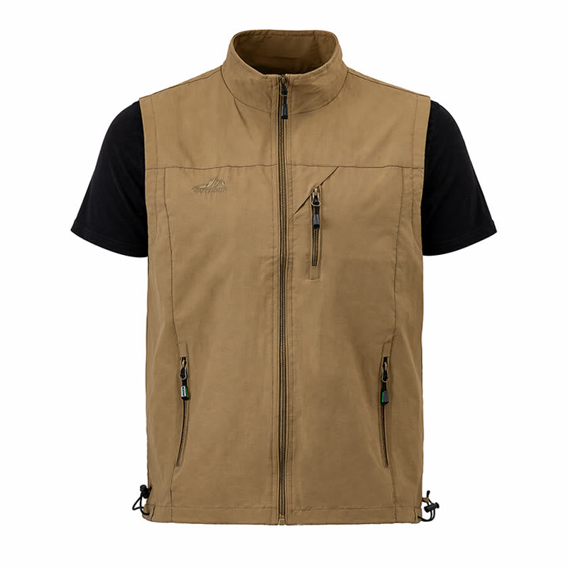 Gilet sans manches utilitaire décontracté à séchage rapide pour homme - image 14
