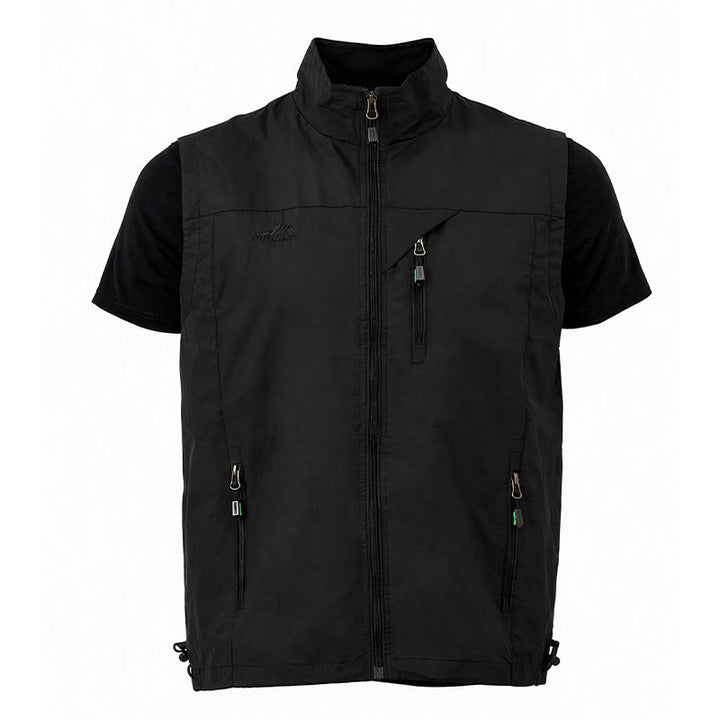 Gilet léger pour homme, 4 saisons, séchage rapide, poches multiples, fermeture éclair - image 17