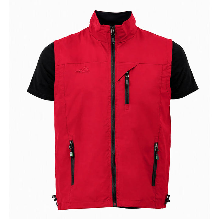 Gilet léger pour homme, 4 saisons, séchage rapide, poches multiples, fermeture éclair - image 18